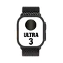 Apple Watch Ultra 3 GPS + Cellular 49mm Titanio Negro con Correa Milanese Loop Negra L